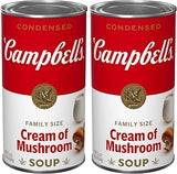 Campbell's Condensed Cream of Mushroom Soup, 22.6 oz Can (Pack of 2)