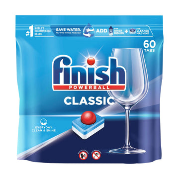 ® Classic - 60ct - Dishwasher Detergent - Powerball by Finish – 60 Count (Pack of 1), Multi, Model 5170020640