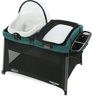 Graco Pack 'n Play FoldLite Playard | Lightweight Travel Pack 'n Play with Easy Compact Fold Remi