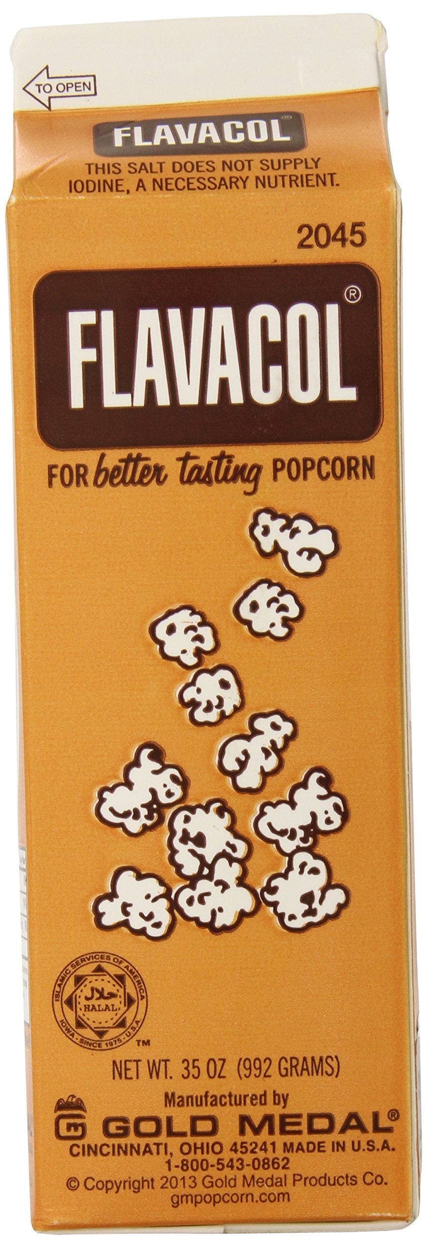 Gold Medal Salted / 35 Ounce (Pack of 2) / 2 Popcorn Salt