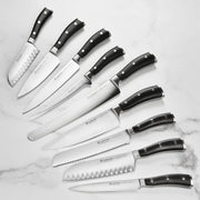 Wusthof 26 Piece Knife Block Set by Wüsthof – 26 Piece, Forged High Carbon Stainless Steel, black;tan, Pack of 26, Model Classic Ikon