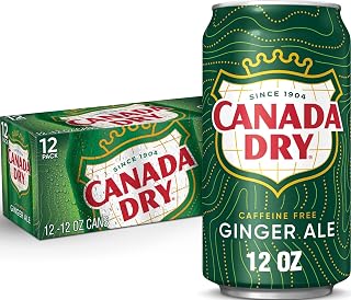 Canada Dry Ginger Ale Soda, 12 fl oz cans, 12 pack