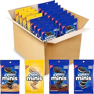 ​​OREO Minis Sandwich Cookies Variety Pack, 4 Flavors, 16 Bags​