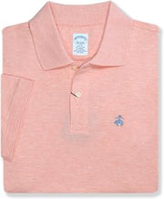 Brooks Brothers Mens Slim Fit Mesh Pique Supima Cotton Short Sleeve Polo Shirt,