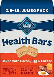 Blue Buffalo Health Bars Bacon Egg & Cheese Dog Biscuits, 3.5 lb