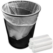 4 Gallon Unscented Small Garbage Bags by Stock Your Home – 50 Count (Pack of 4), 4.0 gallons, Plastic, Clear, Pack of 200