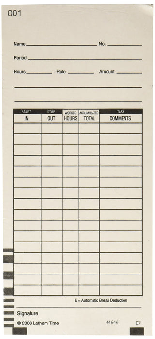 Time Cards by Lathem – Model E7100