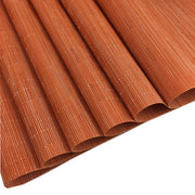 Wazaigur Placemat Set, 17.7 x 11.8 Inches, Orange
