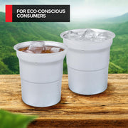 16oz Infinitely Recyclable Aluminum Cups (30 Pack) by Stock Your Home – 16oz, 16.0 ounces, Aluminum, Silver, Pack of 30