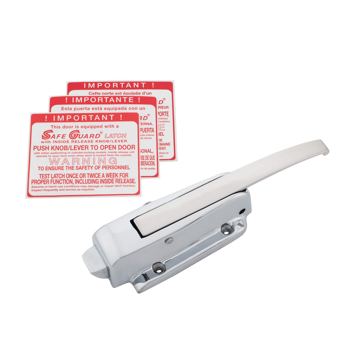 Safeguard® Latch (10056H05020) by Kason – Zinc, Chrome