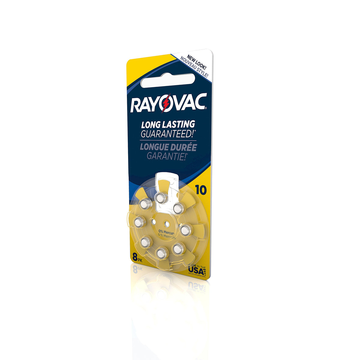 Rayovac 8 Count (Pack of 1) / Yellow / 10, 8 Free Batteries & Chargers
