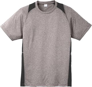 SPORT-TEK Heather Colorblock Contender Tee