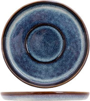 Cosy & Trendy Set of 6 Stoneware Saucers Jade Indigo Diameter 15cm