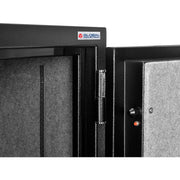 Burglary & Fire Safe Cabinet with Electronic Keypad Lock by Global Industrial – 22"L x 22"W x 40"H, 6.4 cubic_feet, Gray, Model SF402020E