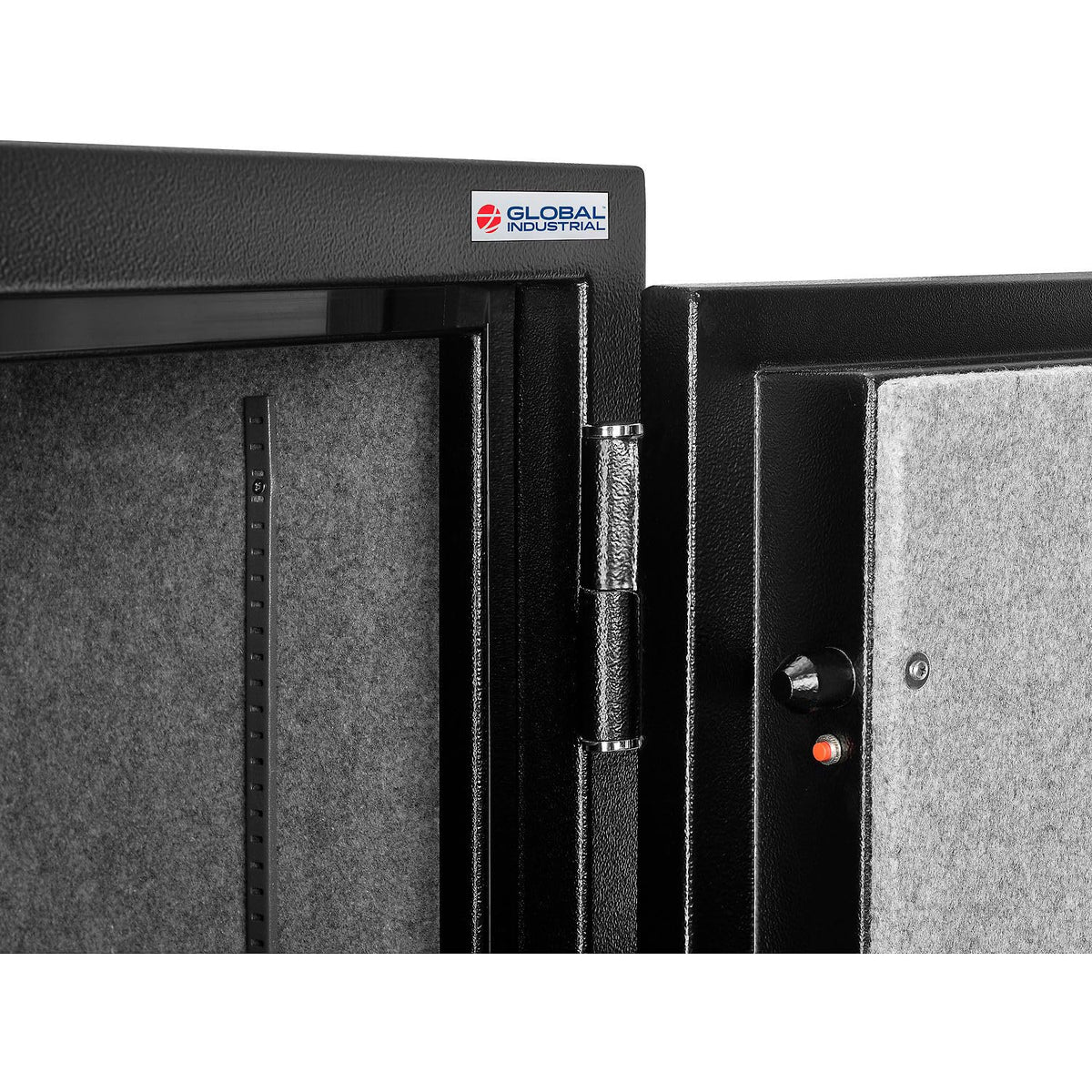 Burglary & Fire Safe Cabinet with Electronic Keypad Lock by Global Industrial – 22"L x 22"W x 40"H, 6.4 cubic_feet, Gray, Model SF402020E