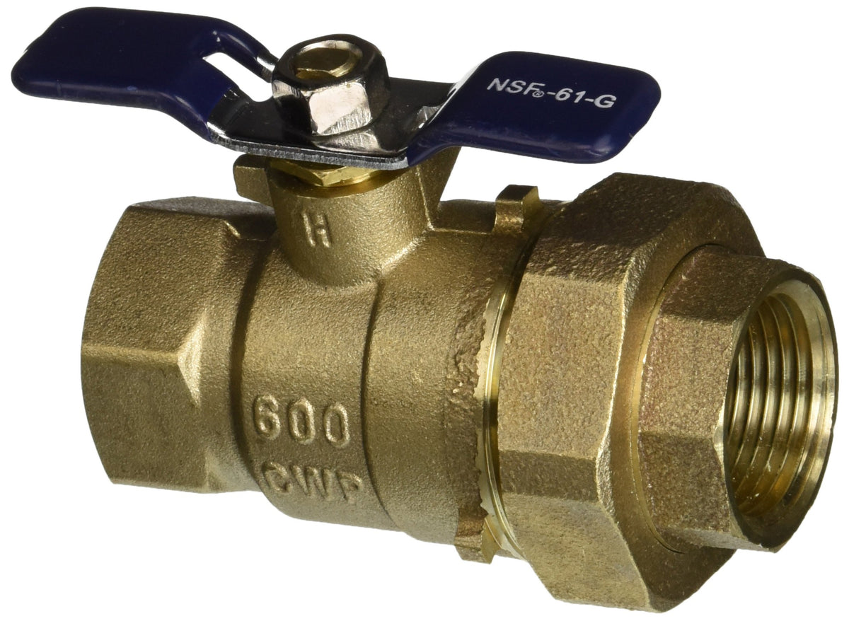 781-289LL Ball Valve with Union by Febco – 1 Inch, Plastic, Bronze, Model 5050666