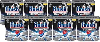 Finish Quantum with Activblu technology - 120ct (8x15ct) - Dishwasher Detergent - Powerball - Ultimate Clean and Shine - Dishwashing Tablets - Dish Tabs