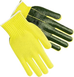 MCR Safety 9368S Kevlar Cotton Regular Weight 7 Gauge Plaited Gloves, Small