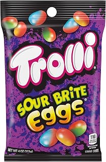 Trolli Sour Brite Eggs, Assorted 4.0 Ounce