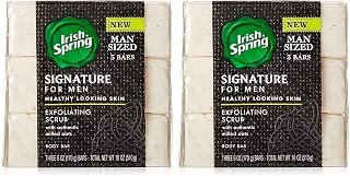 (Pack of 2) Irish Spring Signature for men, 3 bars per pack=6 bars