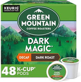 Green Mountain Coffee, Dark Magic Decaf, Single-Serve Keurig K-Cup Pods, Dark Roast, 48 Count (2 Boxes of 24 Pods)