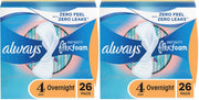 Always 26 Count (Pack of 2) / 52.0 / Size 4 Sanitary Napkins