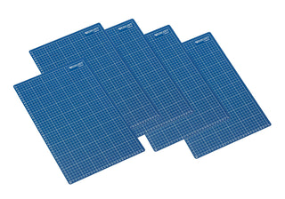Cutting Mat DIN A3 Plastic Pack of 5 Blue by Westcott – Format A3, Plastic, Blue, Model E-46003 00-I