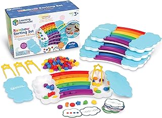 Learning Resources Rainbow Sorting Set Classroom Edition