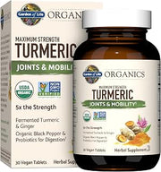 Garden of Life Organics Maximum Strength Turmeric Joints & Mobility Support