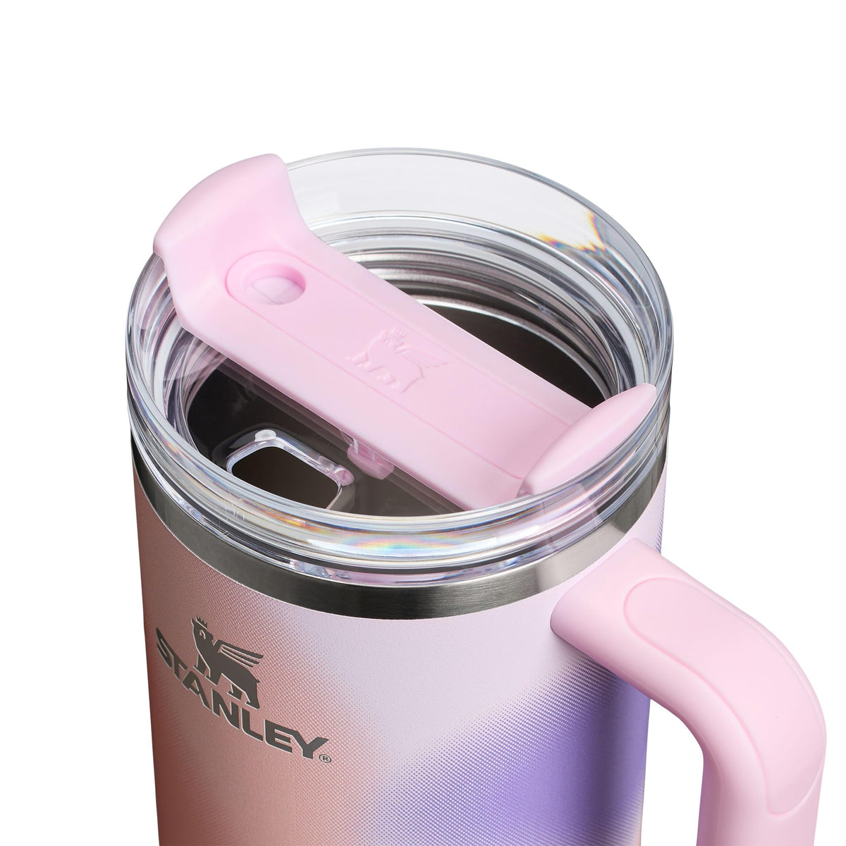 STANLEY Pink Pattern (Rose Petal) / 40 Ounces / Quencher H2.0 FlowState Tumbler Tumblers