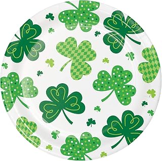 Creative Converting Shamrock St. Patrick's Day Dessert Plates, 8 ct