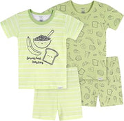 Gerber Baby Unisex-baby Toddler Snug Fit 4-piece Pajama Set