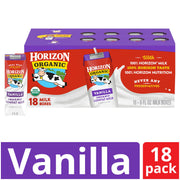 Vanilla Milk by Horizon Organic – 8 Fl Oz (Pack of 18), Pack of 18, Model 020415