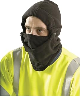 OccuNomix 1080-068 Fleece Balaclava with Face Panel, Black