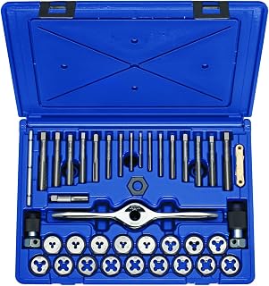 IRWIN Tools 1835092 Performance Threading System Plug Tap and Die Set -Metric, 40-Piece
