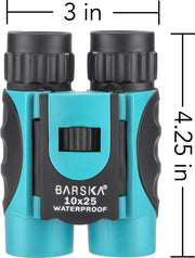 10x25mm Blue Waterproof Compact by Barska – One Size, Rubber, Blue, Model AB12727
