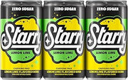 Starry Lemon Lime Soda Pop, Zero Sugar, 7.5oz Mini Cans (6 Pack)