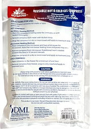 First Aid Only Reusable Hot/Cold Pack, 4" x 6", Pack of 12