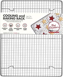 Fat Daddio's CR-1417 Stainless Steel Cooling & Baking Rack, 14 x 17 Inch