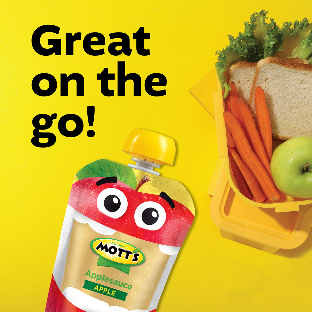 Original Applesauce by Mott's – 48 (4 x 12 Count boxes), Apple, Pack of 48, Model 10125269