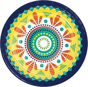 Creative Converting Colorful Pottery Dessert Plates, 8 ct