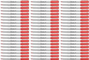 Sharpie Permanent Marker, Ultra Fine Point, Red Ink, 36-Count