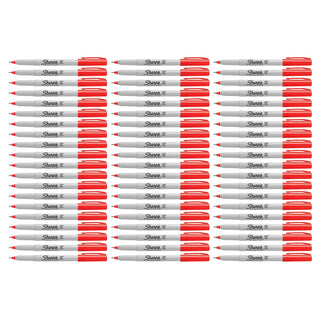Permanent Marker by Sharpie – 3 Count (Pack of 12), Plastic, Red, Pack of 12, Model SAN37002-LW0101918V1-3PACK