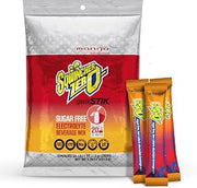 Sqwincher Zero Qwik Stik, Mango, Dye Free, Sugar Free .11 oz (Pack of 50) | Dye-free zero sugar electrolyte mix; fast-dissolving single-serve sticks; just add to 20oz water bottle for quick hydration