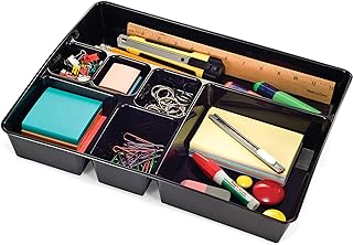 Officemate OIC, Achieva 30% Post Consumer Plastic Recycled Deep Drawer Tray, 15-1/8 X 11-1/2 X 2-1/4 in, Black