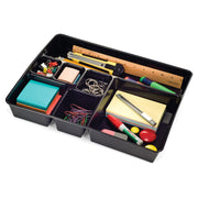 OIC, Achieva 30% Post Consumer Plastic Recycled Deep Drawer Tray, 15-1/8 X 11-1/2 X 2-1/4 in, Black by Officemate – 15.1" x 11.5" x 2.3", Plastic, Black, Model 26241