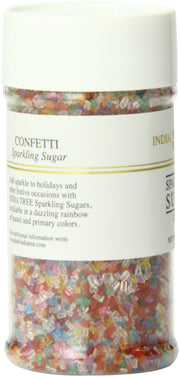 Rainbow Sparkling Sugar by India Tree – 3.5 Ounce (Pack of 6), Rainbow, Pack of 6, Model 10215