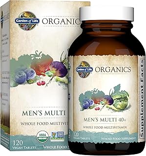 Garden of Life Organics Men 40+ Multivitamin, 120 Tablets