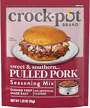Crock Pot BBQ Pulled Pork Seasoning Mix (1.5 oz Packets) 3 Pack