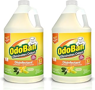 OdoBan Disinfectant Concentrate and Odor Eliminator, 2 Gallons, Citrus Scent